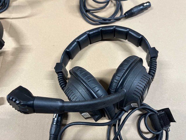 4 x intercom-headset mbk-800-2 - german maestro gmp 8.400 d - dual ear - afbeelding 2 van  4
