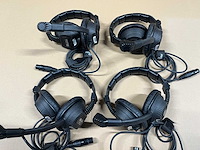 4 x intercom-headset mbk-800-2 - german maestro gmp 8.400 d - dual ear - afbeelding 4 van  4