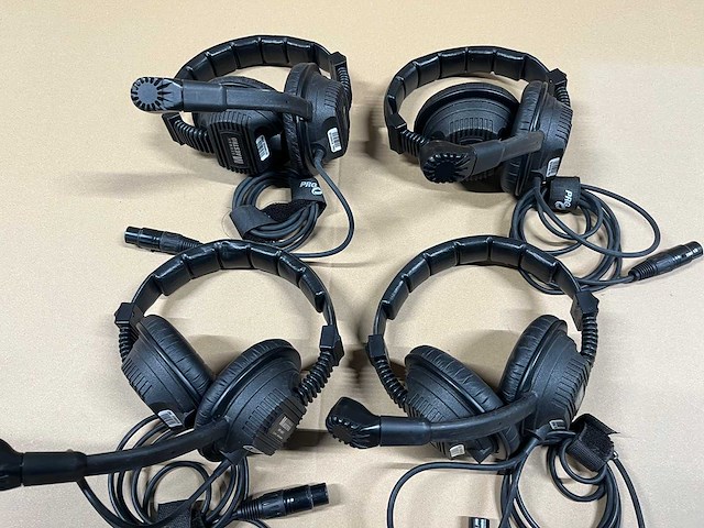 4 x intercom-headset mbk-800-2 - german maestro gmp 8.400 d - dual ear - afbeelding 4 van  4