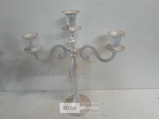 4 x kandelaar 3 kaarsen voor tafelkaarsen - afbeelding 3 van  3
