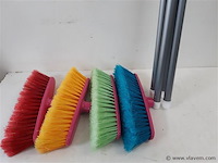 4 x keerborstel met steel - afbeelding 2 van  2