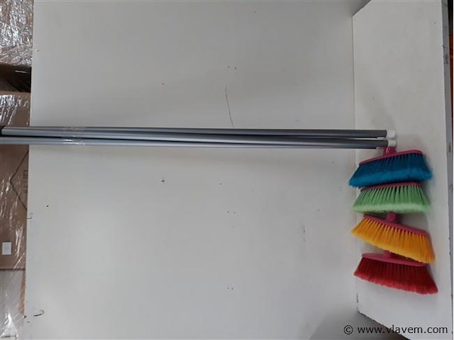 4 x keerborstel met steel - afbeelding 1 van  2