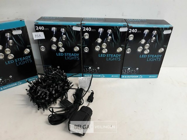 4 x kerstverlichting led gekleurd 240l - afbeelding 2 van  3