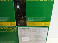4 x kerstverlichting met controler led 120l warm wit - afbeelding 3 van  3