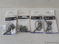 4 x ketting 30 cm voor stop
