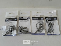 4 x ketting 30 cm voor stop