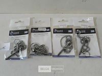 4 x ketting 30 cm voor stop - afbeelding 2 van  3