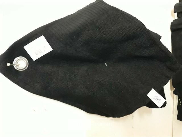 4 x keukenhanddoek zwart 50x50 cm - afbeelding 3 van  3