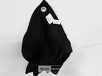 4 x keukenhanddoek zwart 50x50 cm - afbeelding 3 van  3