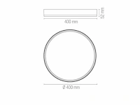 4 x kiio 65 watt plafond led lamp wit - afbeelding 4 van  5