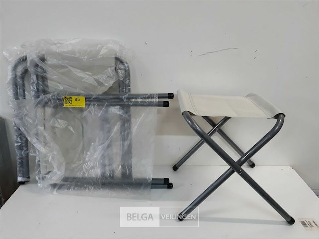 4 x klapstoel zonde rug - afbeelding 1 van  3