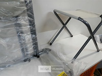 4 x klapstoel zonde rug - afbeelding 3 van  3