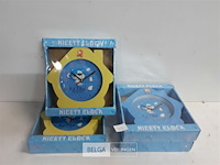 4 x klok huis 20x20 cm