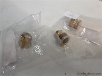 4 x knelkoppeling eindstop koper 15 mm - afbeelding 2 van  2