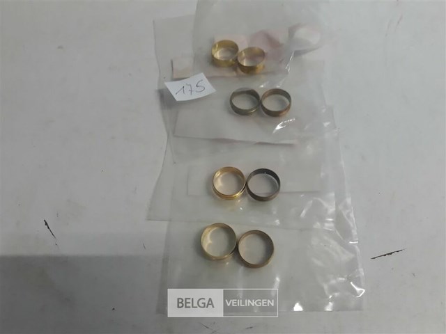 4 x knelring koper 22 mm 2 stuks - afbeelding 1 van  3
