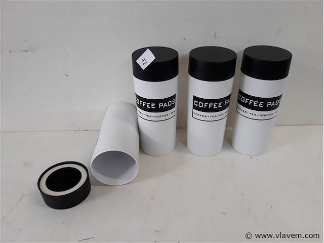 4 x koffie padhouder pvc 20 cm - afbeelding 1 van  2