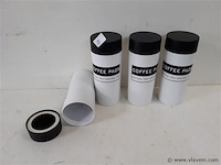 4 x koffie padhouder pvc 20 cm - afbeelding 1 van  2
