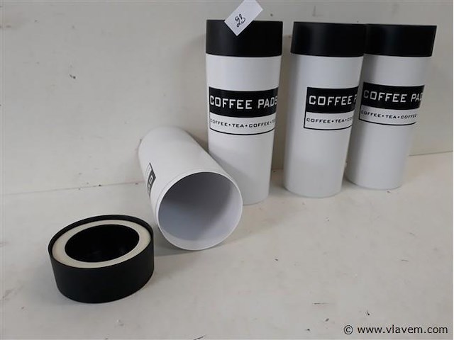 4 x koffie padhouder pvc 20 cm - afbeelding 2 van  2