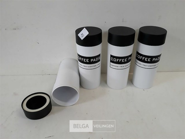 4 x koffie padhouder pvc 20 cm - afbeelding 1 van  3