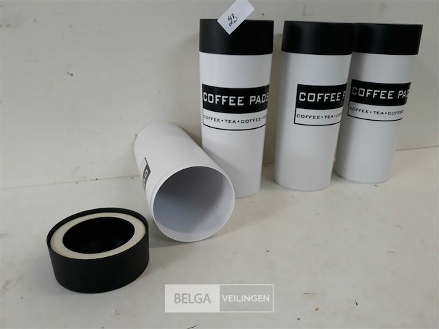 4 x koffie padhouder pvc 20 cm - afbeelding 3 van  3
