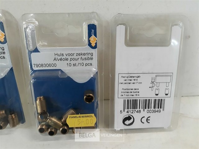 4 x koperen huls voor zekeringen 10 stuks - afbeelding 3 van  3