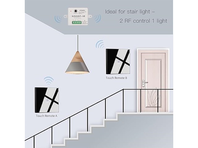 4 x ktnnkg afstandsbedieningsschakelaar voor verlichting - afbeelding 4 van  6