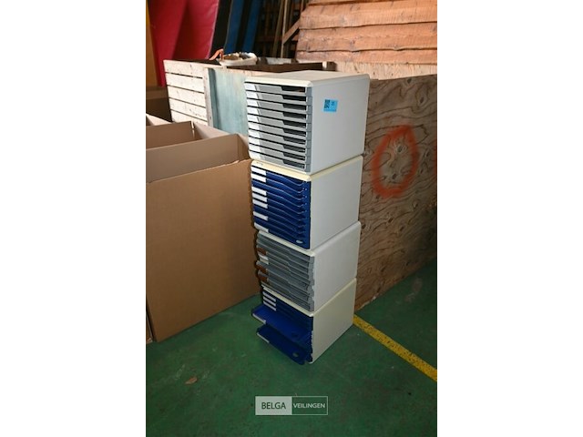 4 x kunststof ladenbox - afbeelding 1 van  5