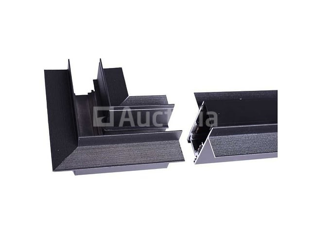 4 x l-connector voor inbouw magnetische rail – 48v – horizontaal - afbeelding 1 van  4