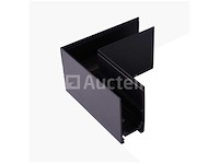 4 x l-connectoren voor blootliggende magnetische rails – 20 mm – horizontaal - afbeelding 4 van  4