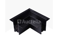 4 x l-connectoren voor verzonken magnetische rails – 20 mm – horizontaal - afbeelding 1 van  4