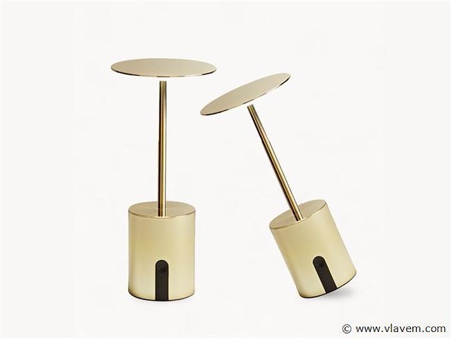 4 x lad liberty goud oplaadbare tafellampen - afbeelding 4 van  5