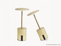 4 x lad liberty goud oplaadbare tafellampen - afbeelding 4 van  5