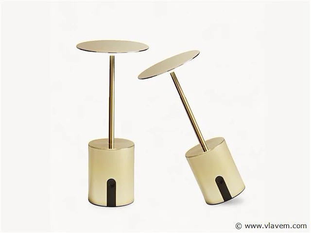 4 x lad liberty goud oplaadbare tafellampen - afbeelding 4 van  5
