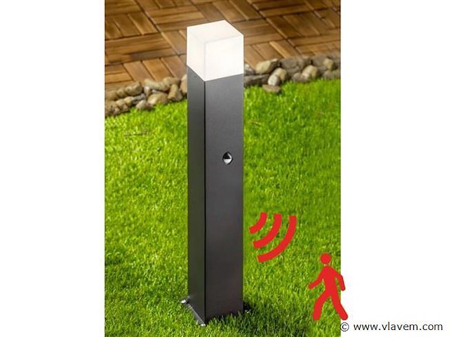 4 x largo 50 sensor buiten lamp zwart - afbeelding 1 van  7