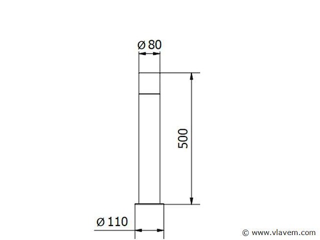 4 x largo 50 sensor buiten lamp zwart - afbeelding 3 van  8