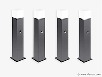 4 x largo 50 sensor buiten lamp zwart - afbeelding 2 van  8