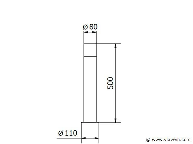 4 x largo 50 sensor buiten lamp zwart - afbeelding 3 van  8
