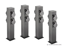 4 x largo buiten kolom 4 x schuko zwart - afbeelding 2 van  5