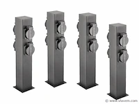 4 x largo buiten kolom 4 x schuko zwart - afbeelding 2 van  5