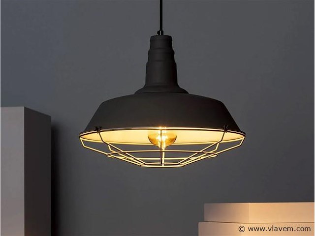 4 x lars loft design hanglamp zwart - afbeelding 8 van  8