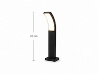 4 x led buiten sokkel lamp – 12w – 4200k neutraal wit - zwart – ip65 – prestige-2 - afbeelding 3 van  6