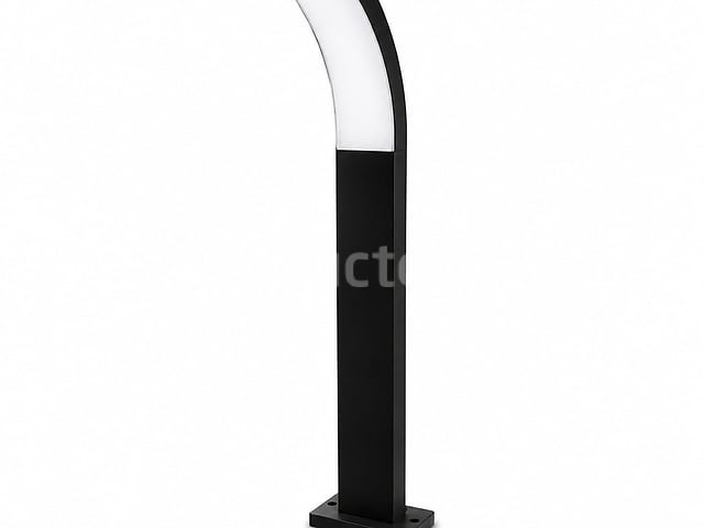4 x led buiten sokkel lamp – 12w – 4200k neutraal wit - zwart – ip65 – prestige-3 - afbeelding 5 van  5