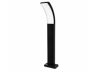 4 x led buiten sokkel lamp – 12w – 4200k neutraal wit - zwart – ip65 – prestige-3 - afbeelding 3 van  10