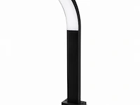 4 x led buiten sokkel lamp – 12w – 4200k neutraal wit - zwart – ip65 – prestige-3 - afbeelding 3 van  6