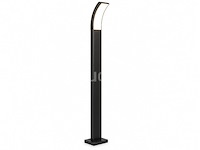 4 x led buiten sokkel lamp – 12w – 4200k neutraal wit - zwart – ip65 – prestige-4 - afbeelding 5 van  5