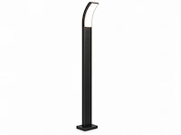 4 x led buiten sokkel lamp – 12w – 4200k neutraal wit - zwart – ip65 – prestige-4 - afbeelding 3 van  6