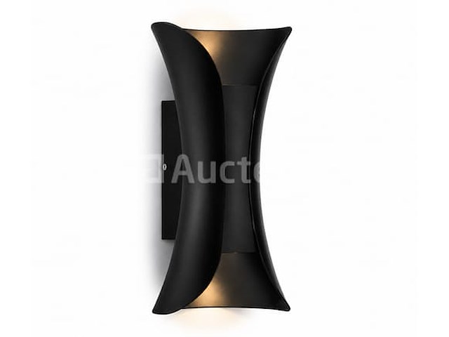 4 x led buiten wandlamp – 10w – 4200k neutraal wit - zwart – ip65 – marvel-10 - afbeelding 3 van  5