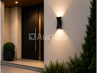 4 x led buiten wandlamp – 10w – 4200k neutraal wit - zwart – ip65 – marvel-10 - afbeelding 5 van  5