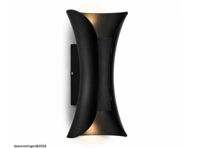 4 x led buiten wandlamp – 10w – 4200k neutraal wit - zwart – ip65 – marvel-10 - afbeelding 3 van  6