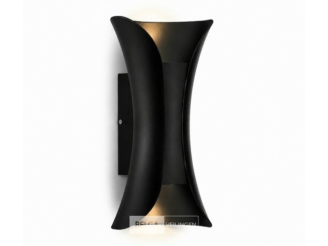4 x led buiten wandlamp – 10w – 4200k neutraal wit - zwart – ip65 – marvel-10 - afbeelding 3 van  6